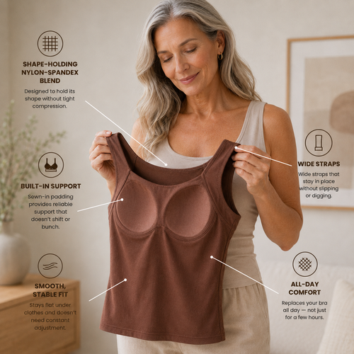 Comforti™ Everyday Comfort Built-In Bra Tank